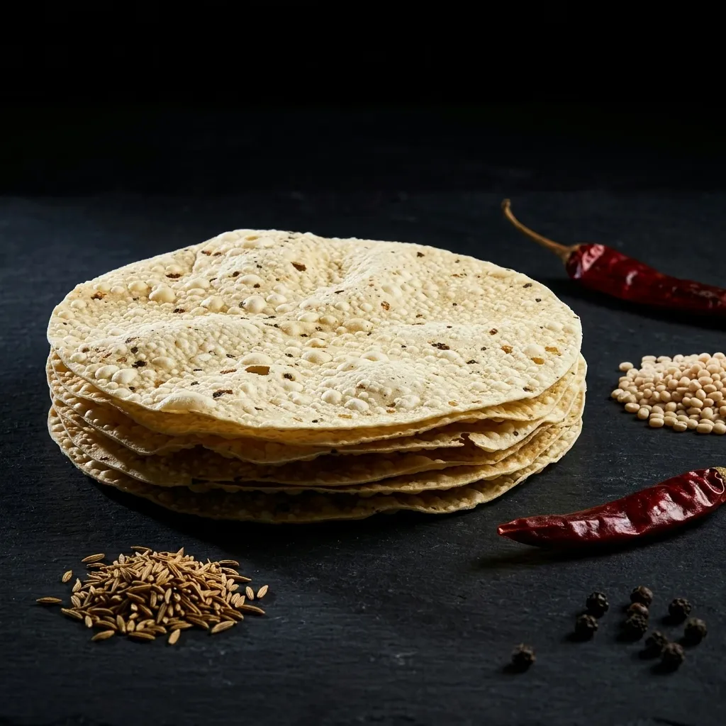 Jeera Mari Papad